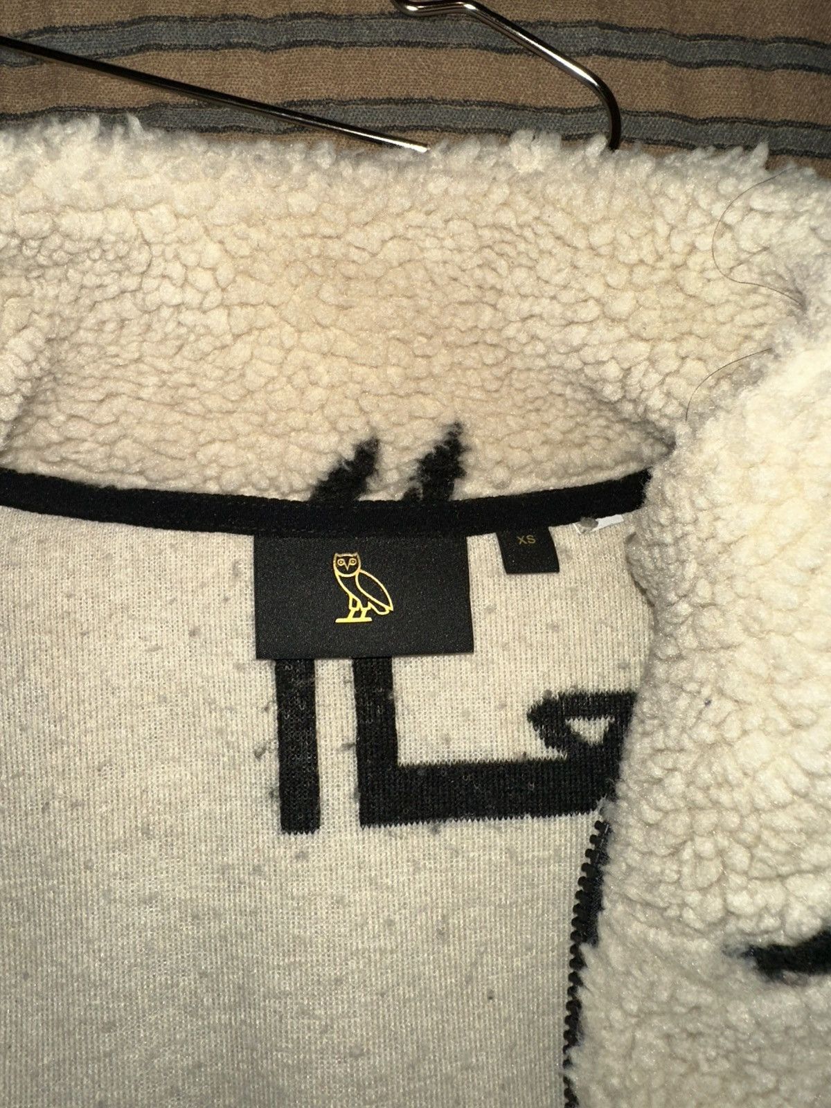 October's Very Own OVO Jacquard Arabic Family Sherpa Fleece Jacket Size US M / EU 48-50 / 2 - 3 Thumbnail