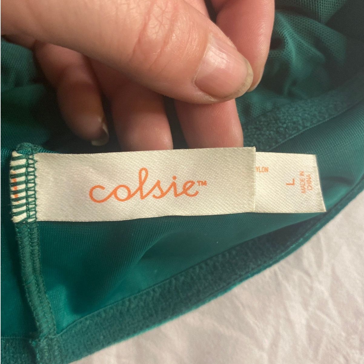 Other Colsie Green Checkerboard Crop Tank Top Large Y2K Streetwear Size L / US 10 / IT 46 - 3 Thumbnail