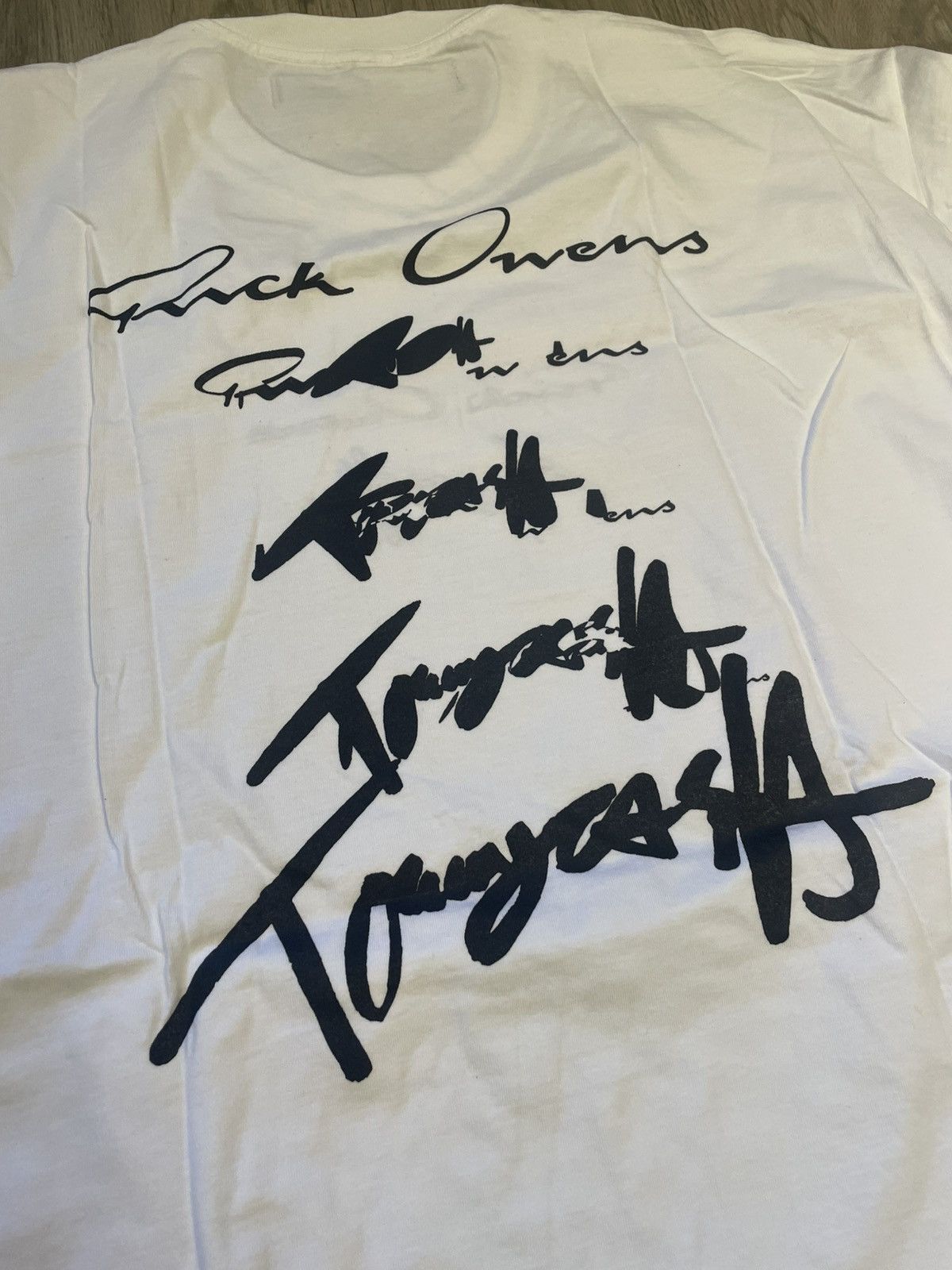 Rick Owens Drkshdw Rick Owens x Tommy Cash Tee Size US XL / EU 56 / 4 - 5 Thumbnail