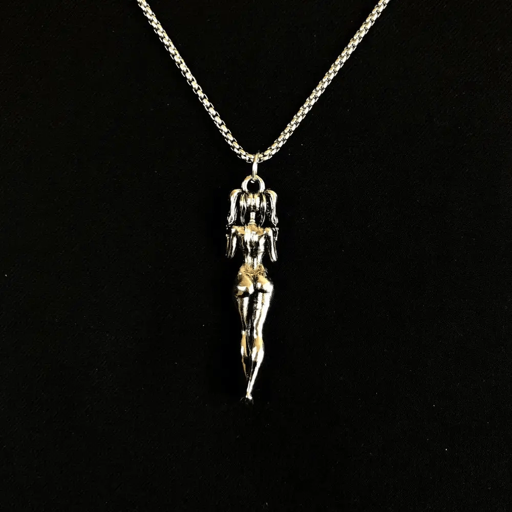 Jewelry Punk Necklace Gothic Chain Size ONE SIZE - 4 Thumbnail