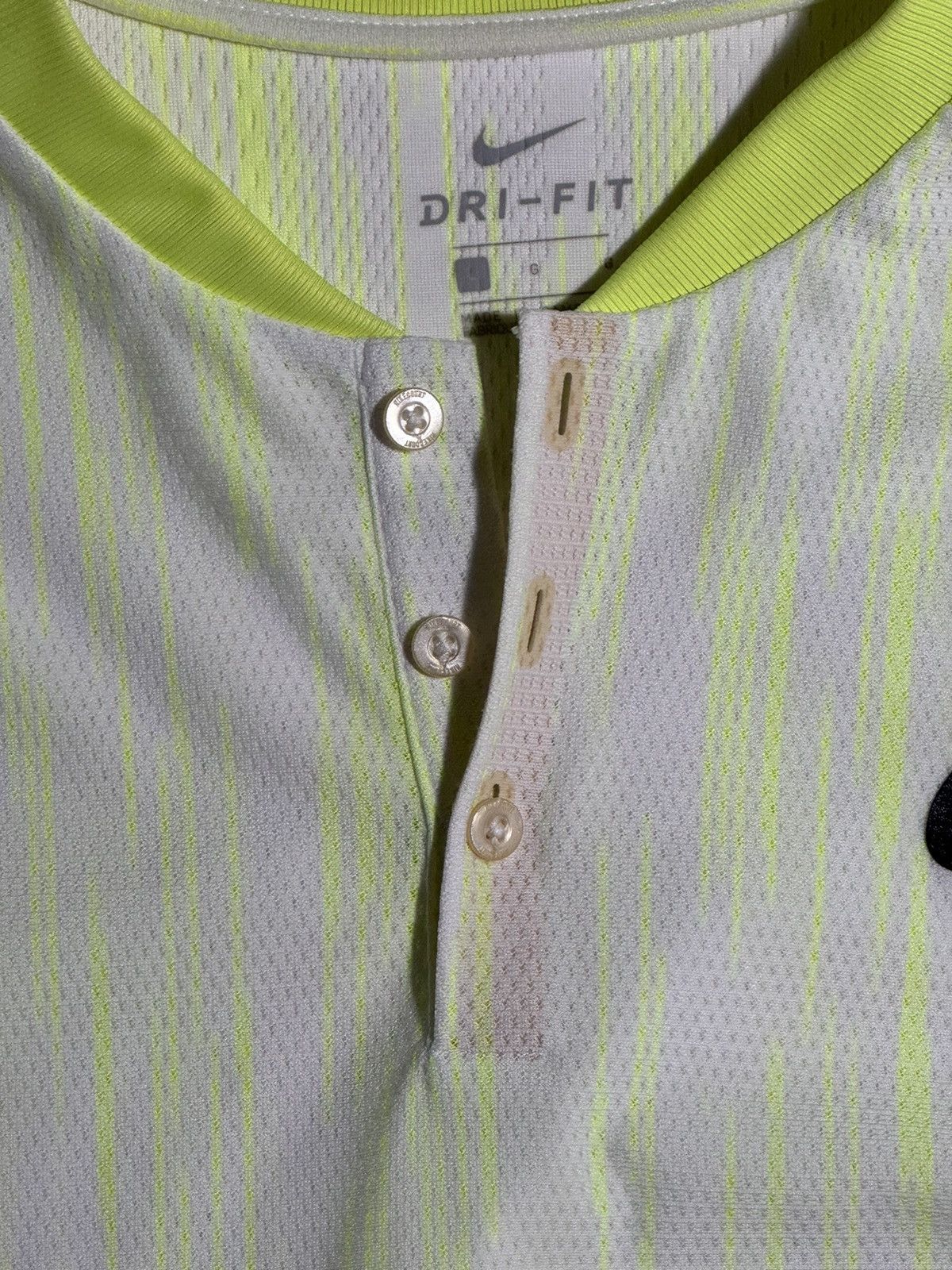 Nike Nike Dri-Fit Button Up Jersey Style Shirt Size US L / EU 52-54 / 3 - 3 Thumbnail