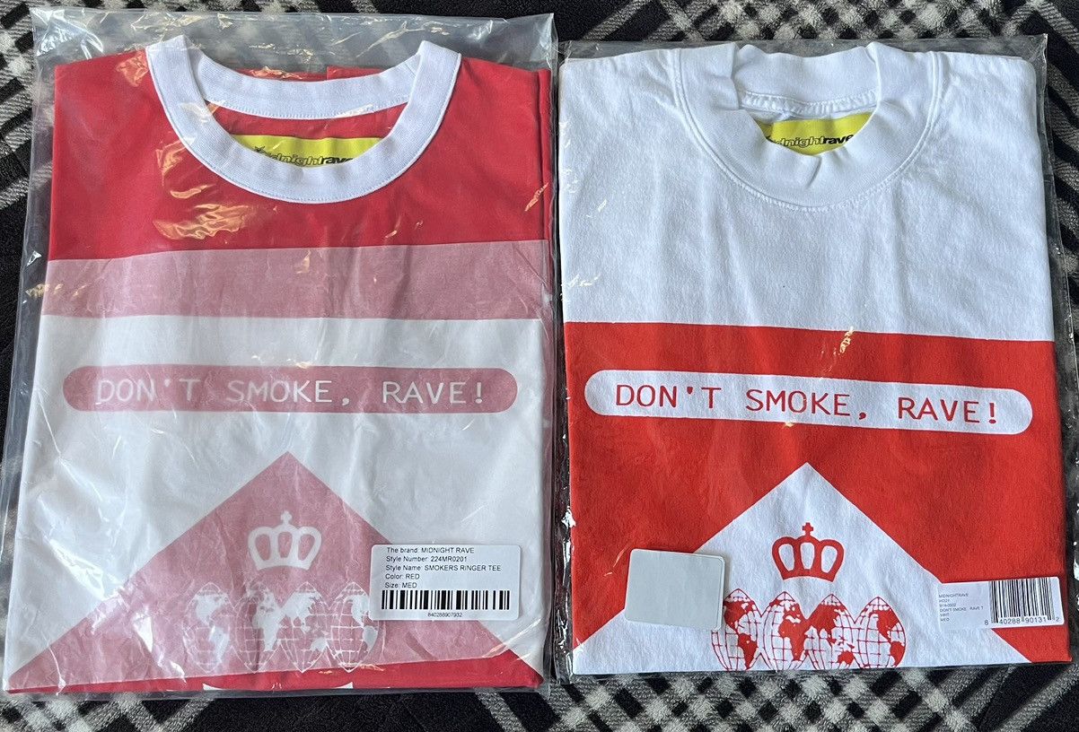 Midnight Studios LAST DROP EVER EVER Midnight Rave Smoke Tee Bundle SZ M Size US M / EU 48-50 / 2 - 1 Thumbnail