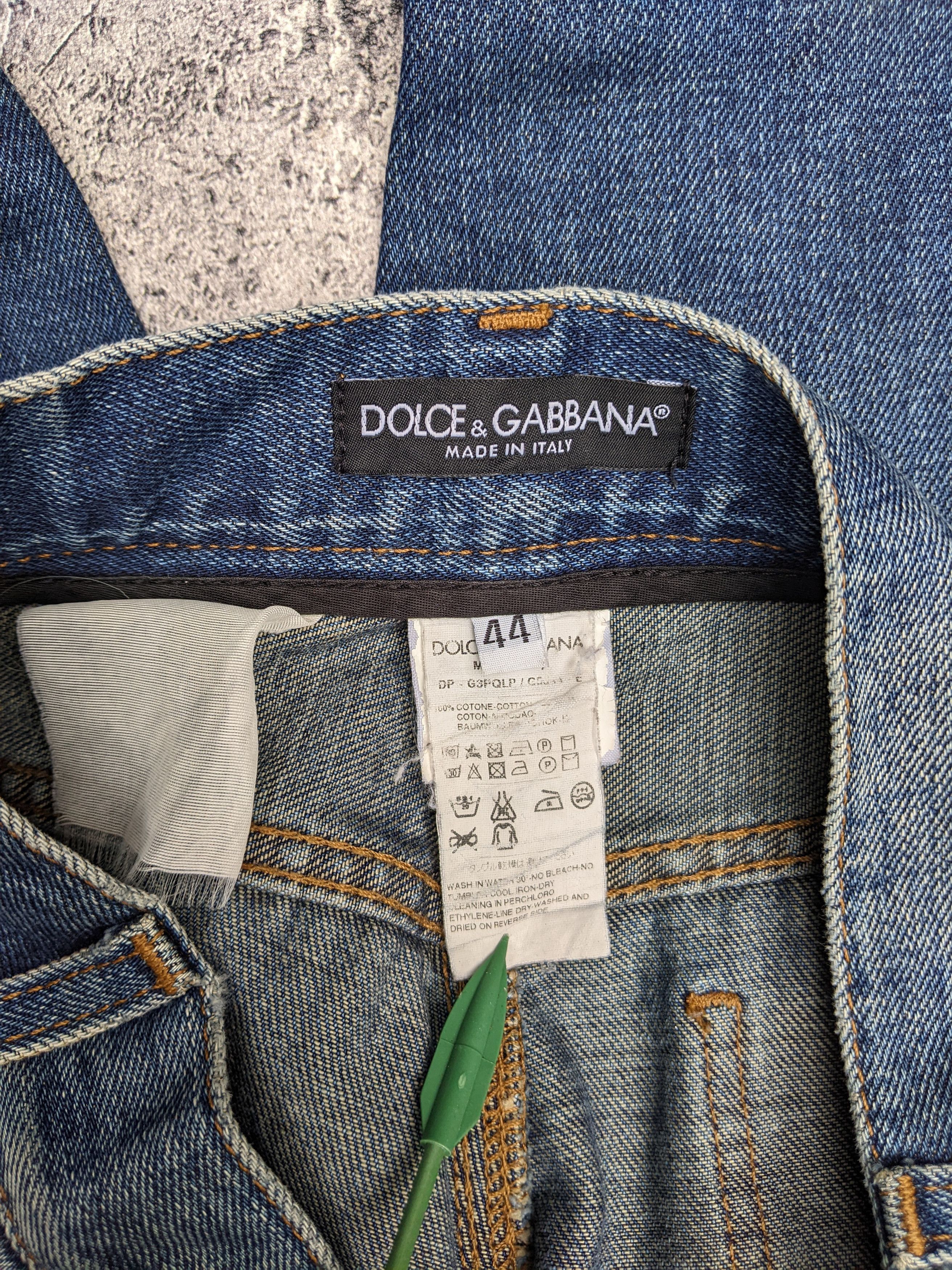 Dolce & Gabbana Dolce Gabbana Washed Denim Jeans Size US 28 / EU 44 - 11 Thumbnail