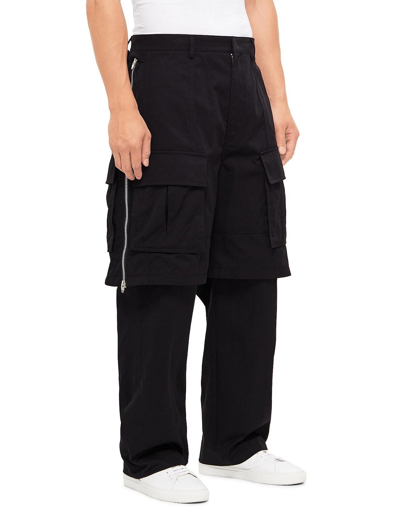 Juun.J cargo double layered pants Size US 31 - 1 Thumbnail