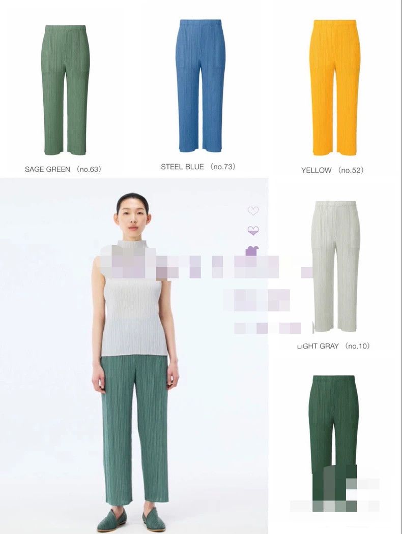 Issey Miyake Issey Miyake Yellow pleated pants Size 25" / US 0 / IT 36 - 7 Thumbnail