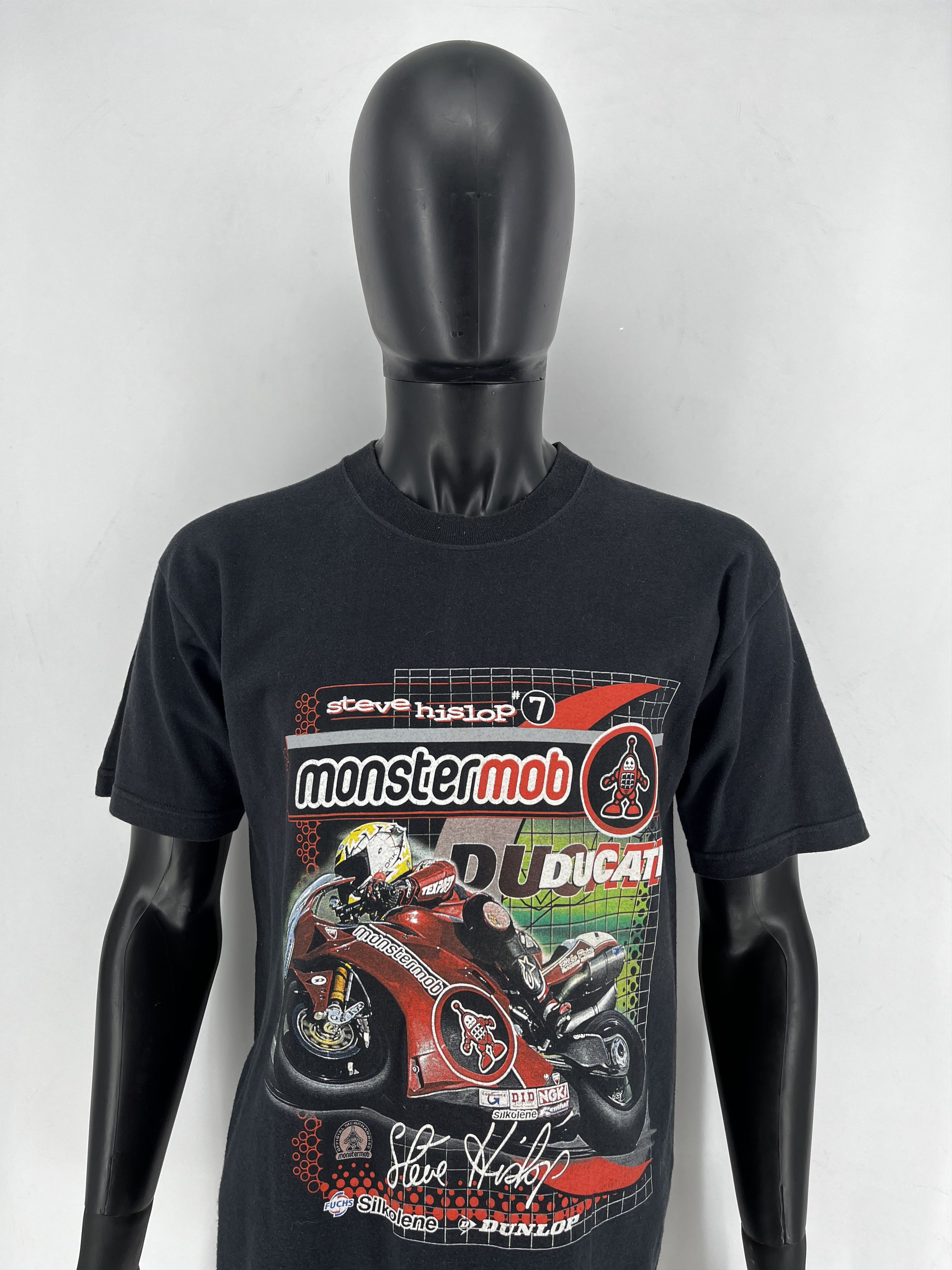 Ducati Vintage Ducati Steve Hislop Monster Mob UK Superbike RacingM Size US M / EU 48-50 / 2 - 1 Thumbnail