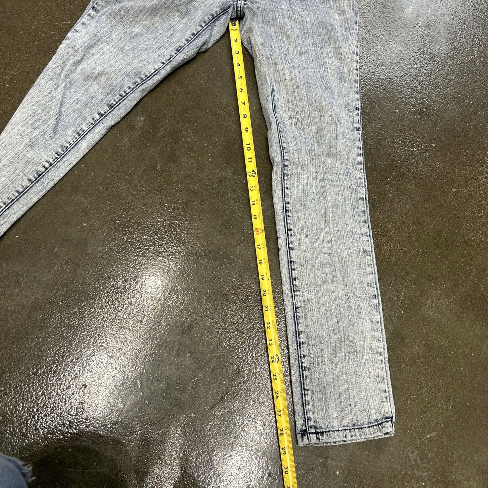 Vintage ZD Premium Jeans Womens 7 Light Wash Skinny Stretch Denim Pants Blue Casual Size 28" / US 6 / IT 42 - 7 Thumbnail