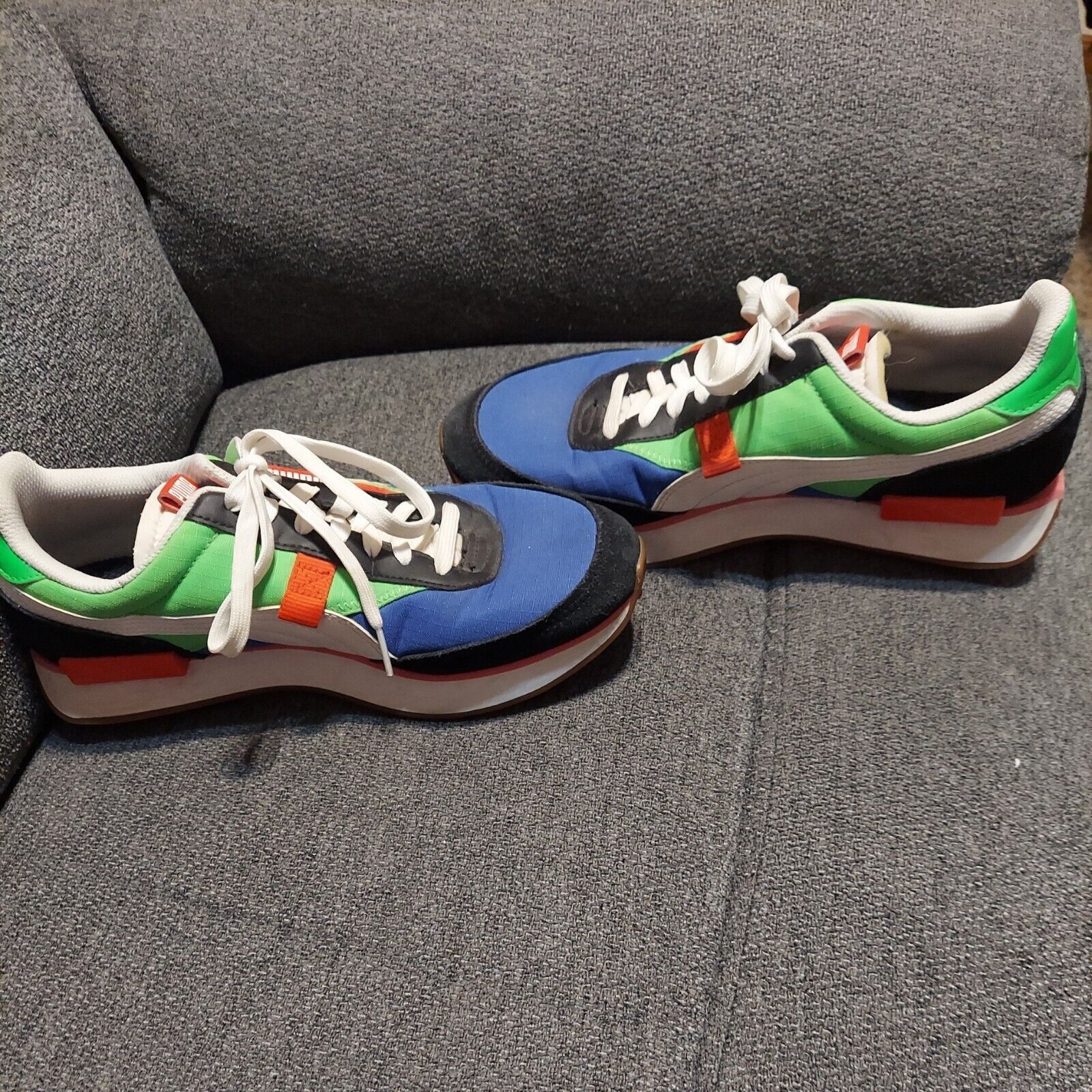 Puma Size 8.5 - PUMA Future Rider Dazzling Blue Tennis Shoes Sne Size US 8.5 / EU 41-42 - 3 Thumbnail