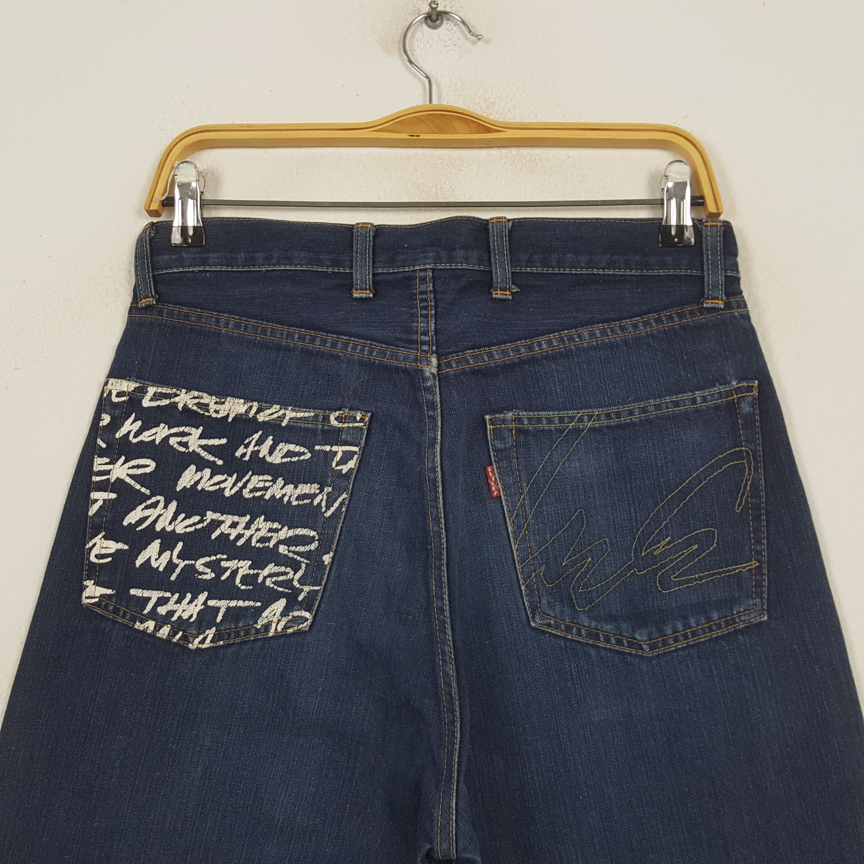 Futura Vintage Futura Japanese Fashion Brand Denim Jeans RR14 Size US 30 / EU 46 - 2 Thumbnail