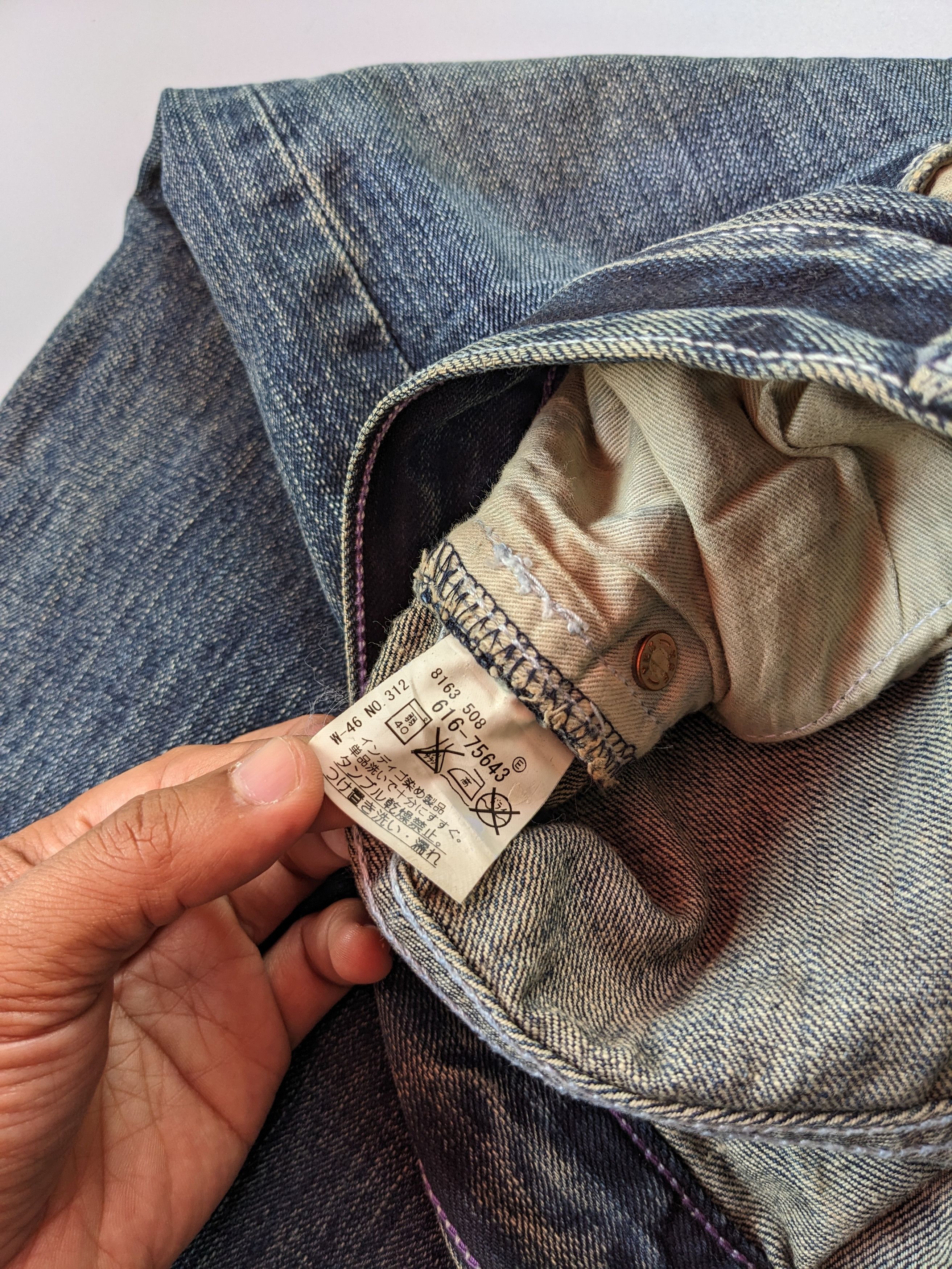 Takeo Kikuchi Takeo Kikuchi patchwork ripped jeans Size US 32 / EU 48 - 10 Thumbnail