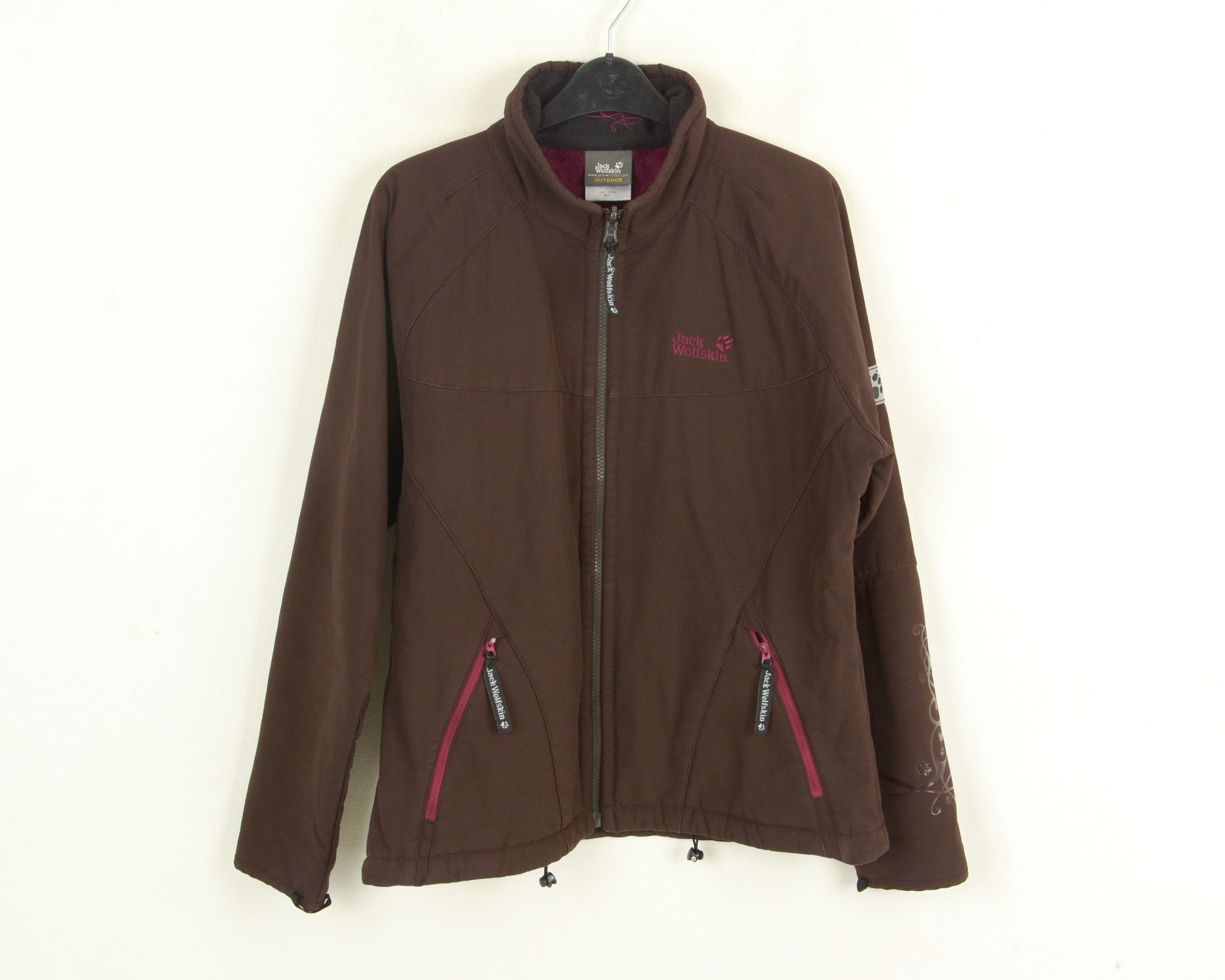Jack Wolfskin Women L Fleece Jacket Coat Jumper softshell Sweatshirt Size L / US 10 / IT 46 - 1 Thumbnail