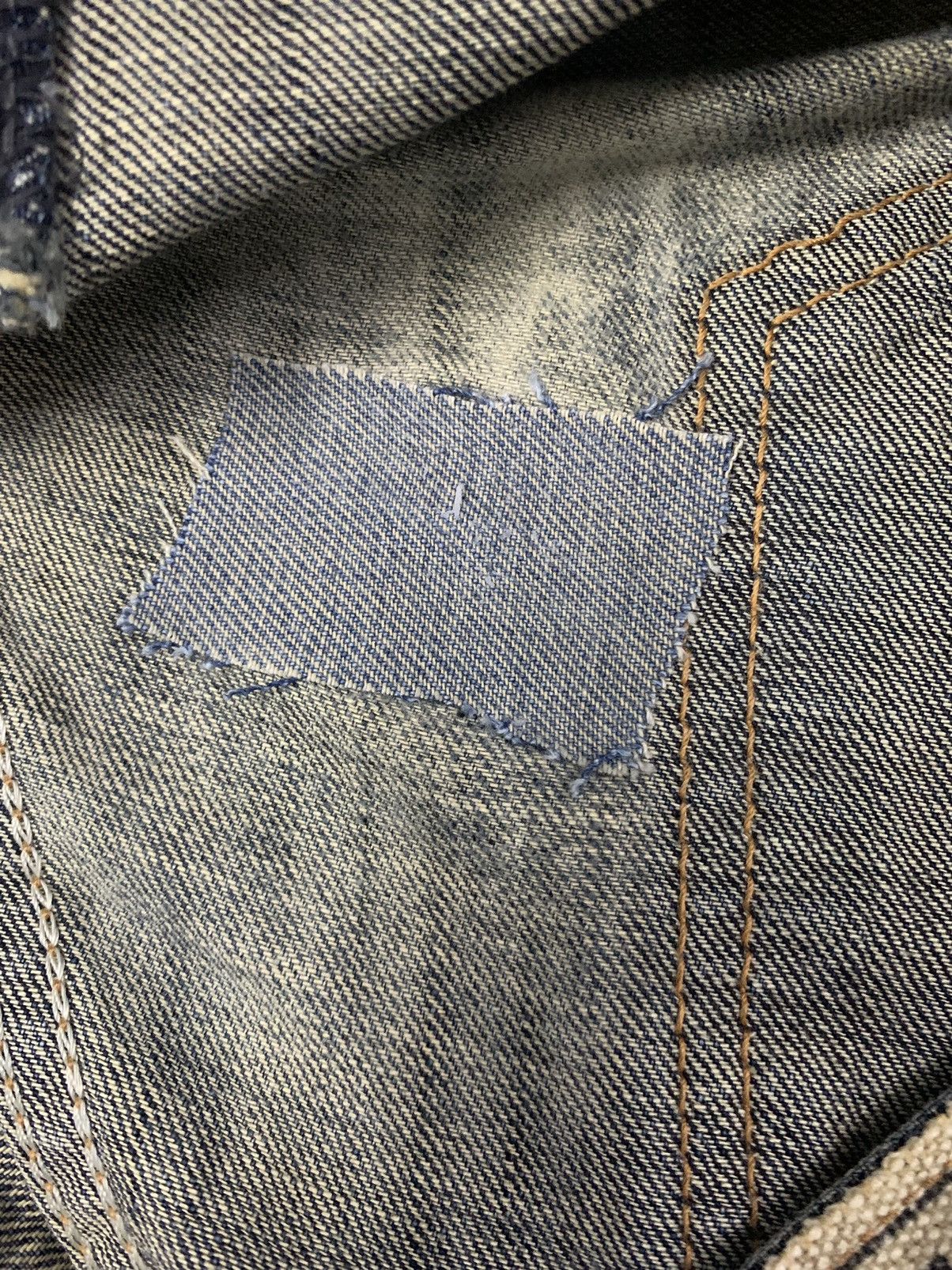 Edwin Vintage Edwin 503 BlueTrip Distressed Jeans Made in Japan Size US 31 - 19 Thumbnail