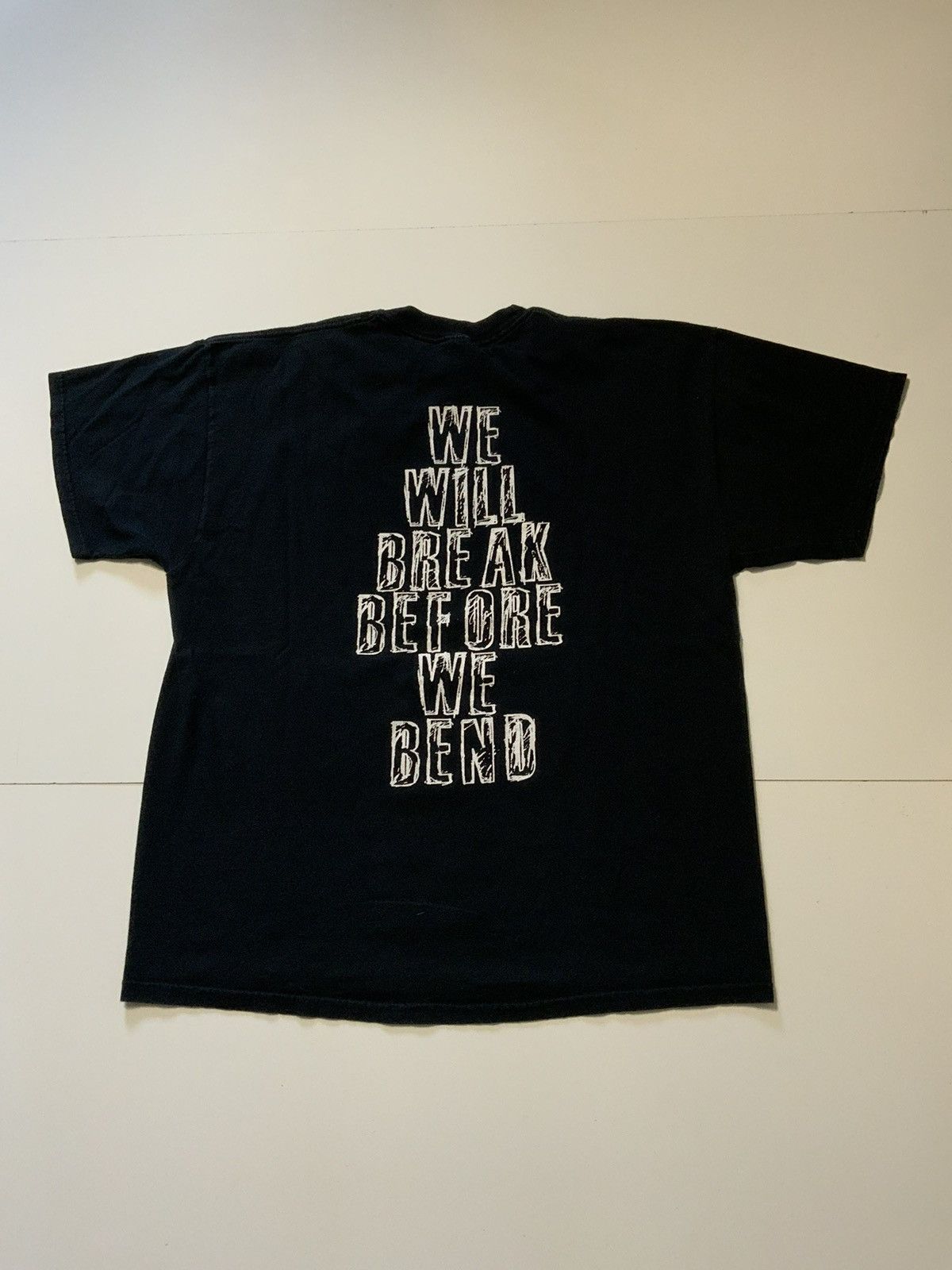 Band Tees XSIJX Yucaipa Hardcore We Will Break Before We Bend T-Shirt Size US XL / EU 56 / 4 - 2 Thumbnail