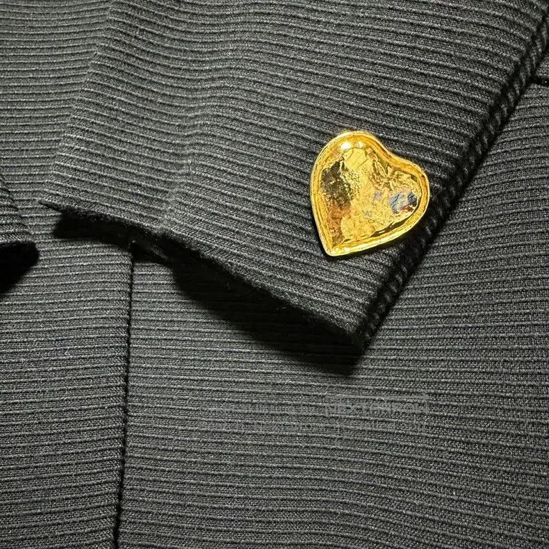 Saint Laurent Paris Saint Laurent Paris Black Wool Antique Suit Jacket with La Size US L / EU 52-54 / 3 - 8 Thumbnail