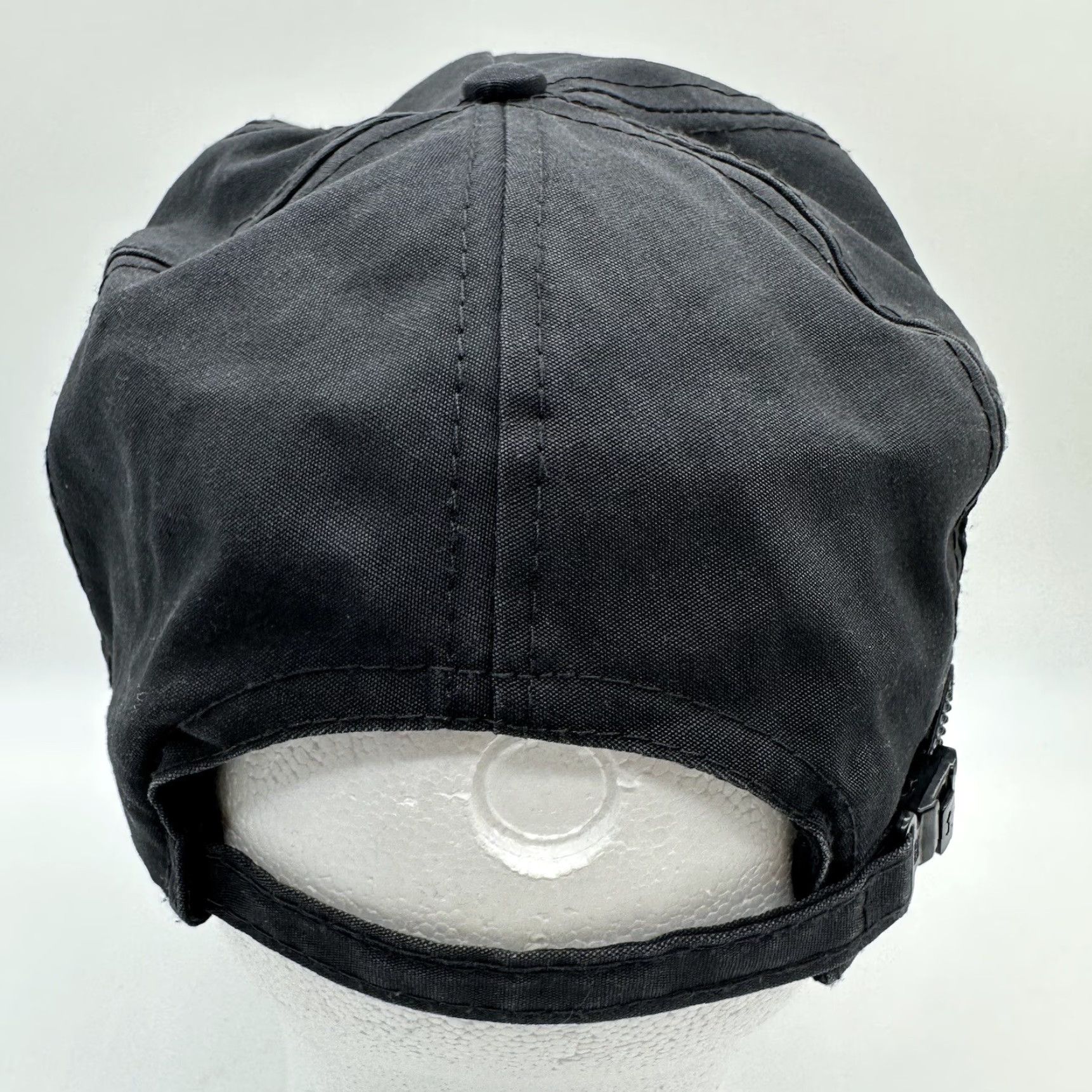 Stampd VINTAGE Vietnam Veteran Hat Black Cotton Canvas Adjustable Strap Baseball Cap Hat Unisex Adults Nissin Casual 90s Theme Boys Mens Girls KS Size ONE SIZE - 4 Thumbnail