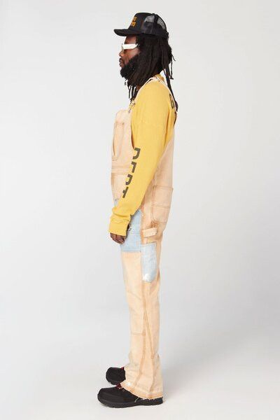 Gallery Dept. o1mle0326 GD Flare Overall in Light Brown Size US 30 / EU 46 - 5 Thumbnail
