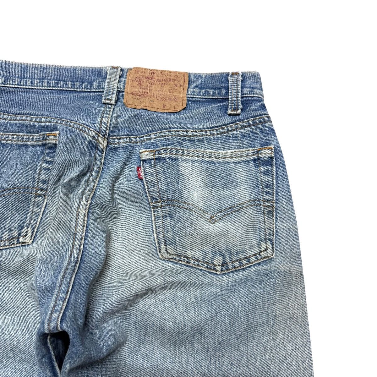 Levi's Vintage 80s Levis 501 Distressed Jeans Size US 29 - 10 Thumbnail