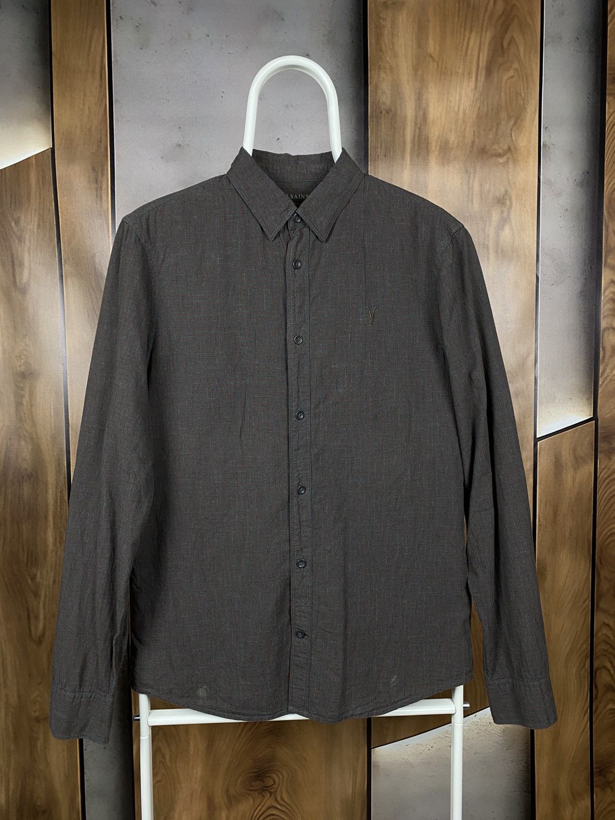Allsaints 💋Shirt Button Up Allsaints Checkered Flannel Tee💋 Size US XS / EU 42 / 0 - 1 Thumbnail