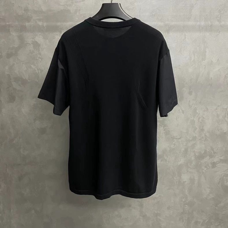Louis Vuitton Louis Vuitton Black half zip knit logo short sleeve Size US XXL / EU 58 / 5 - 2 Thumbnail