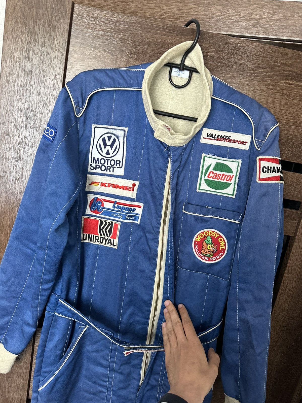 Vintage Volkswagen Vintage Racing Overall Jacket Pants 80s Size US 34 / EU 50 - 11 Thumbnail