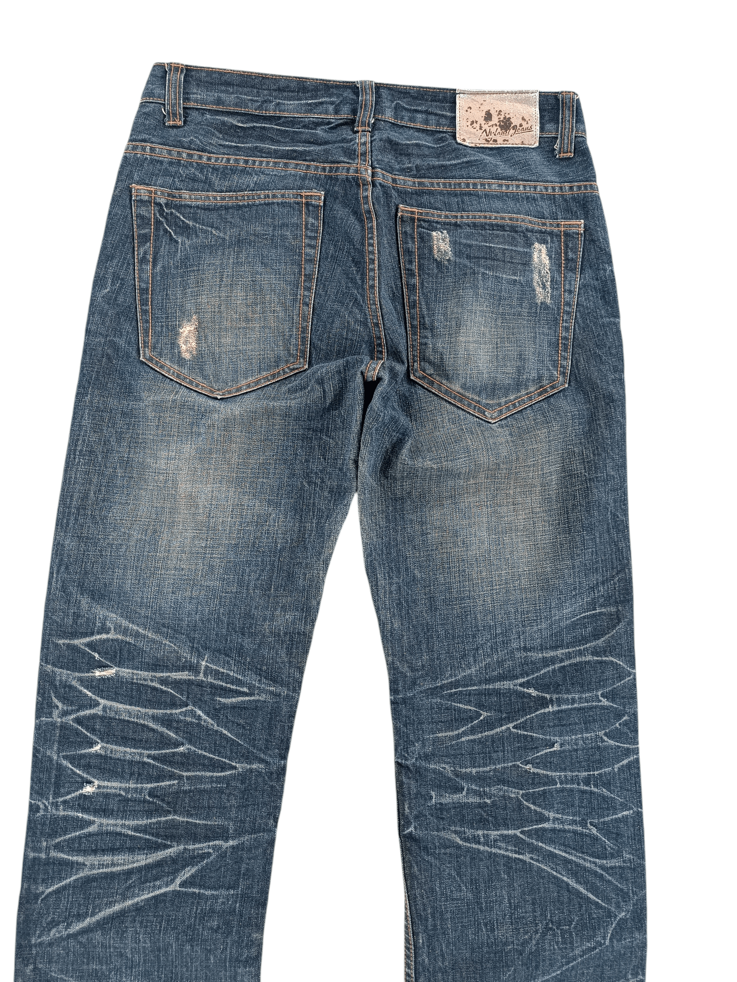If Six Was Nine × Japanese Brand × Jean 🔥 VTG 🔥 Japanese Nylaus Rare Distressed Jeans Size US 32 / EU 48 - 10 Thumbnail