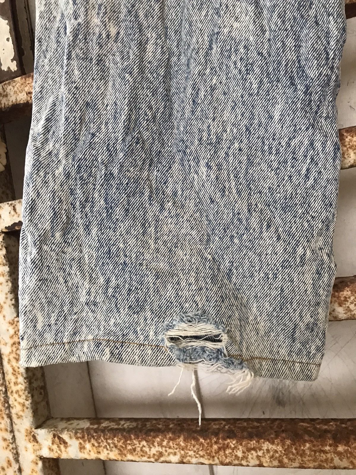 Japanese Brand Vintage GOLD RUSH Acid Wash Jeans 29x30 Size US 29 - 7 Thumbnail