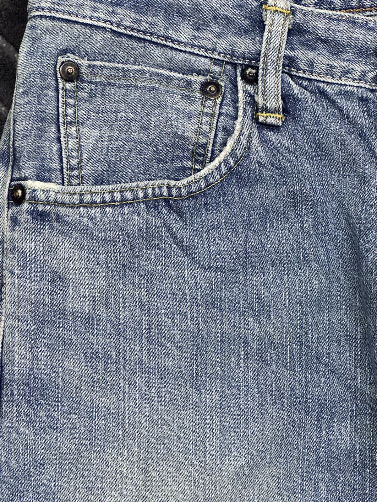 Edwin Vintage Edwin 505 Selvedge Japan Denim Straight Leg Faded Size US 30 / EU 46 - 5 Thumbnail