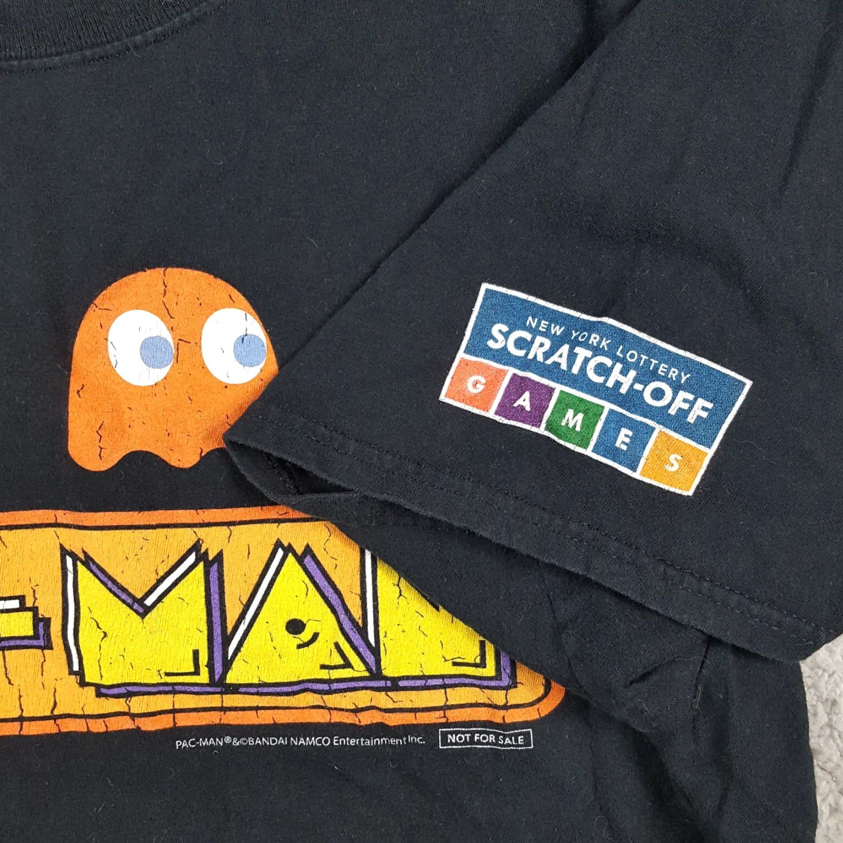 Etro VINTAGE Bandai Pac-Man 90s Video Game T-Shirt Men’s Large Black Retro Size US L / EU 52-54 / 3 - 4 Thumbnail