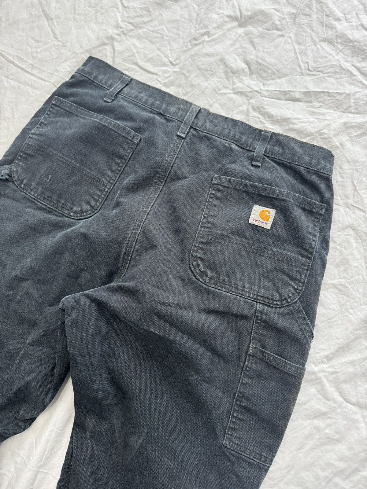Carhartt Vintage Faded Carhartt Blanket Lined Distressed Double Knees Size US 36 / EU 52 - 8 Thumbnail