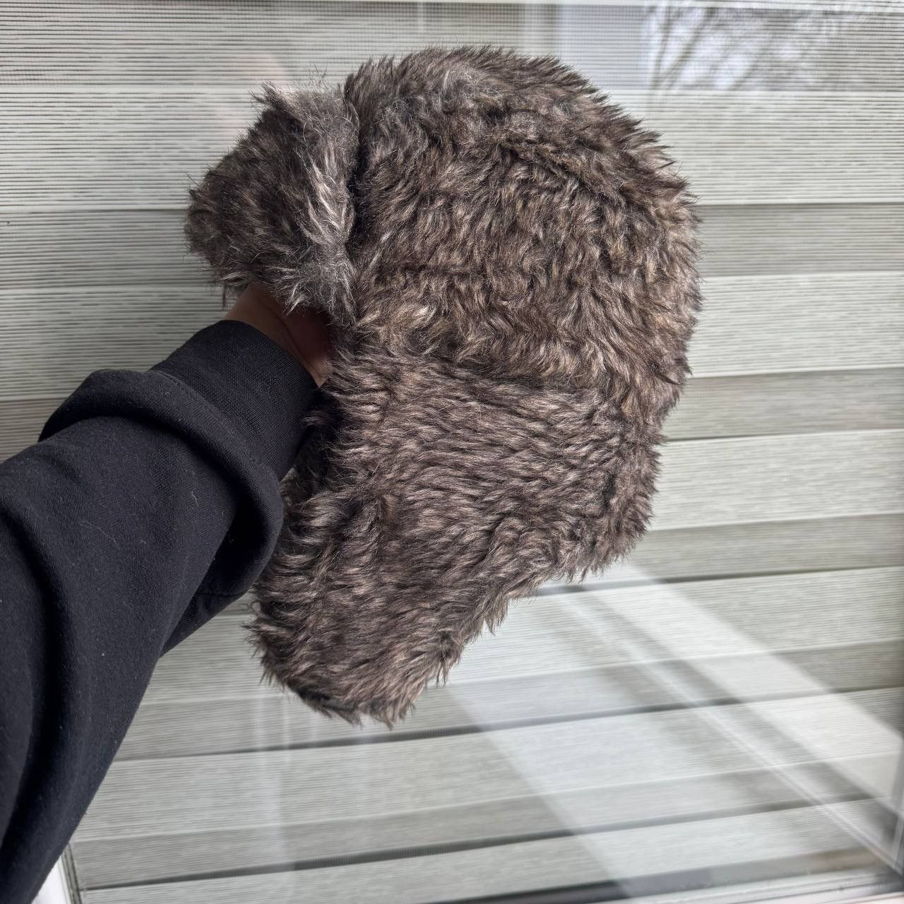 Japanese Brand Japanese Fur Ushanka Winter Russian Trapper Fuzzy Goth Hat Size ONE SIZE - 2 Thumbnail