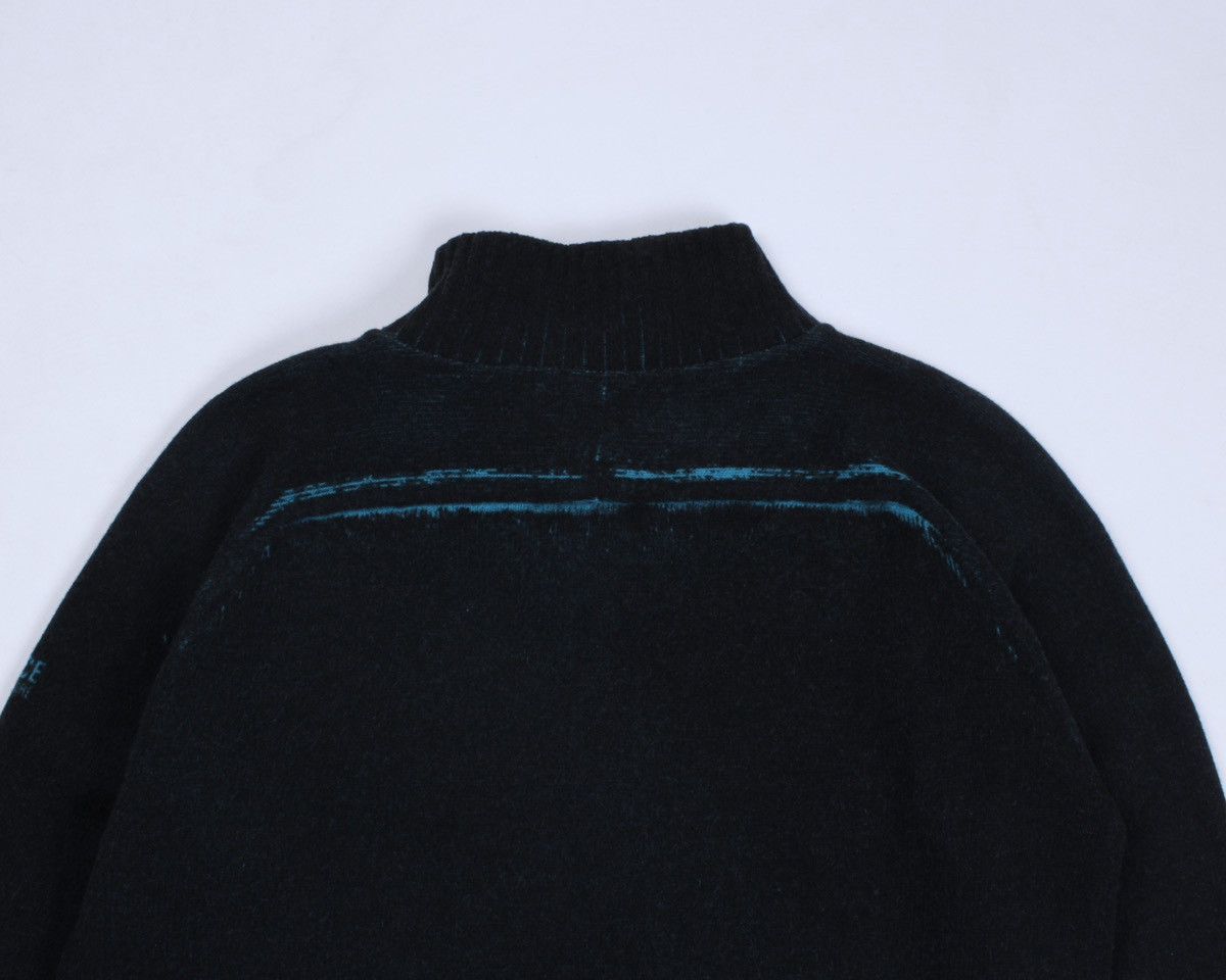 Versace Jeans Couture × Vintage VERSACE Jeans Couture Vintage Half Zip Wool Sweater Size US M / EU 48-50 / 2 - 15 Thumbnail