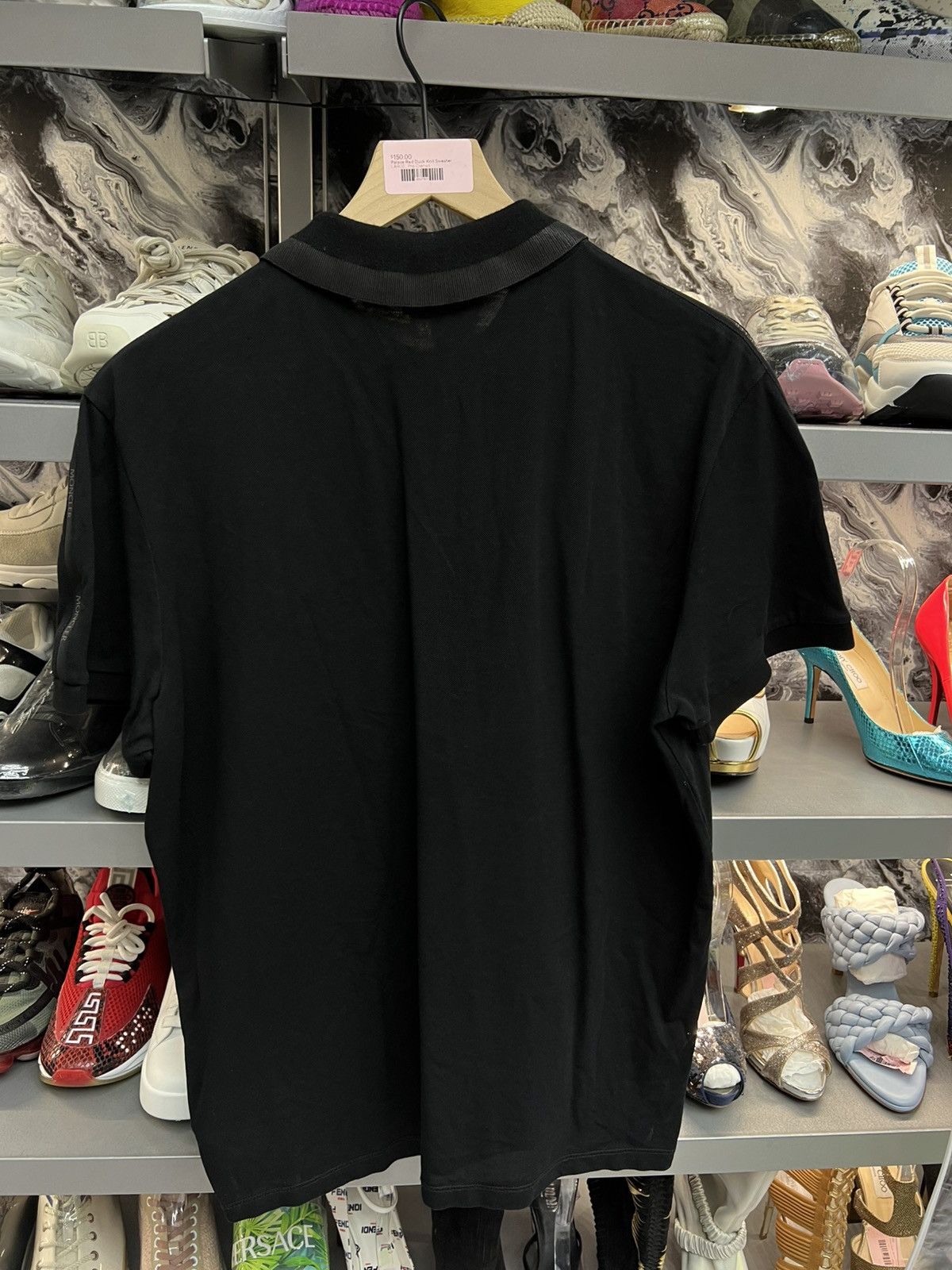 Moncler Moncler Black Tee Shirt Size US XL / EU 56 / 4 - 2 Thumbnail