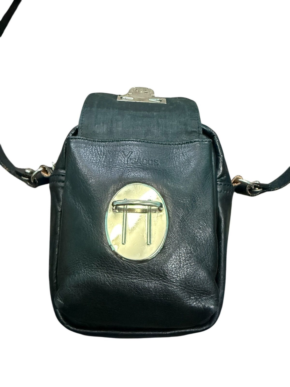 Yohji Yamamoto YSACCS YOHJI YAMAMOTO LEATHER MINI CROSSBODY BAG Size ONE SIZE - 11 Thumbnail