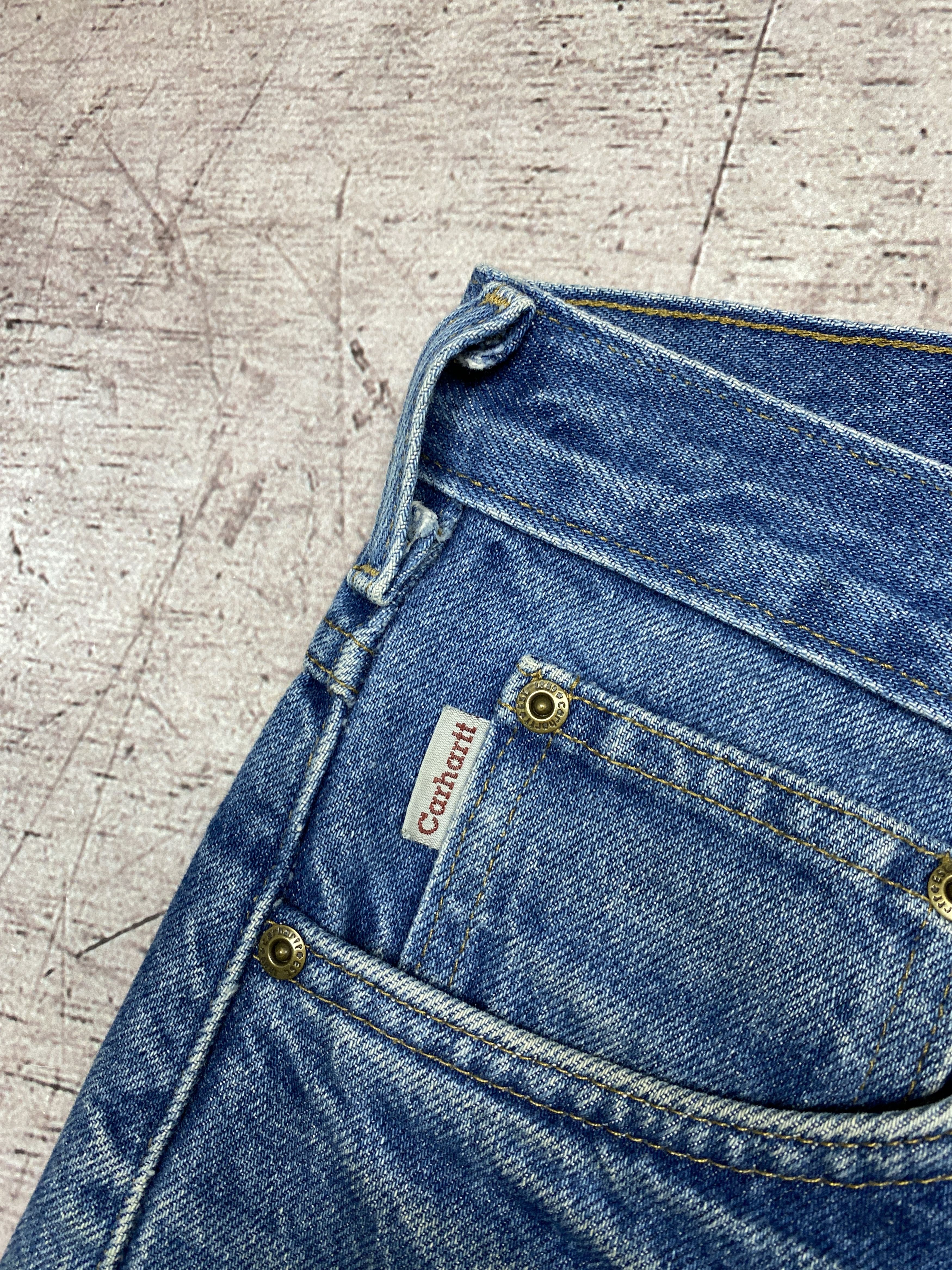 Carhartt × Vintage Carhartt 90s Vintage Mens Denim Pants Jeans Size US 33 - 9 Thumbnail
