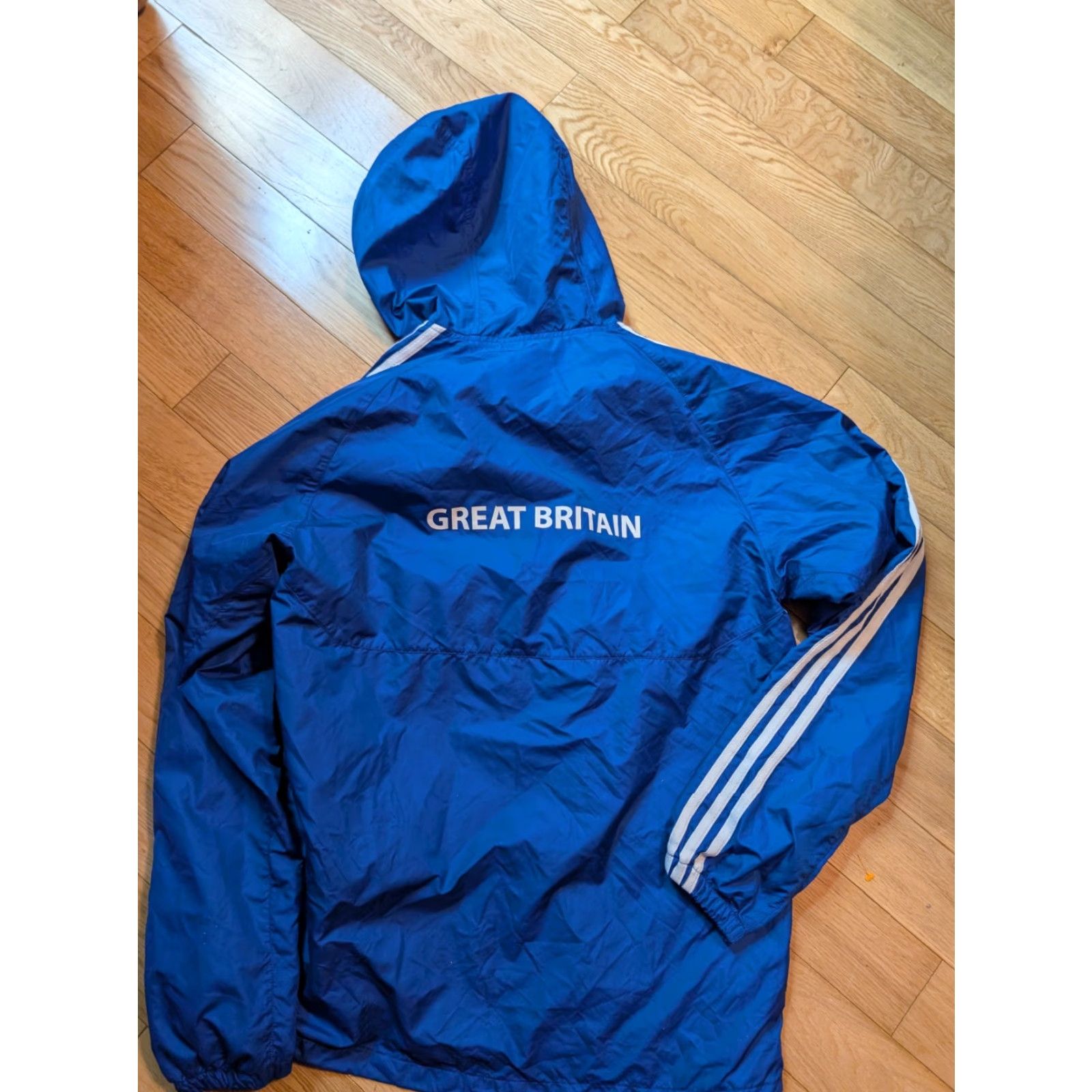 Adidas Great Britain 2012 Olympic Team Adidas Full Zip Jacket Women S Blue Windbreaker Size S Size S / US 4 / IT 40 - 7 Thumbnail