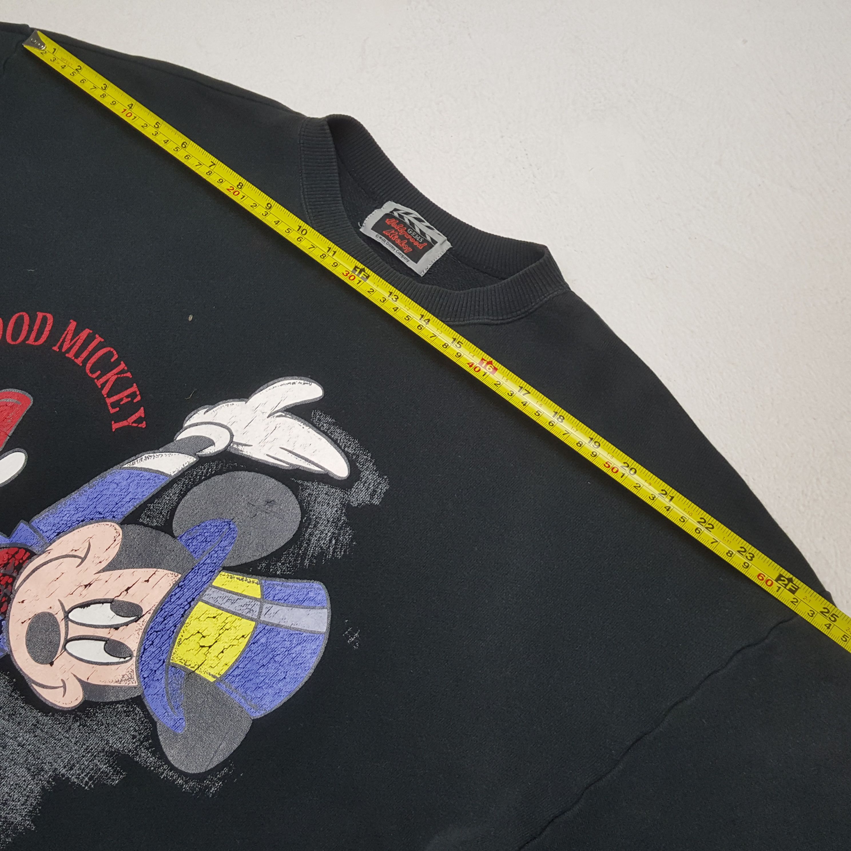 Disney HOLLYWOOD MICKEY Mouse Cartoon Character Sweatshirt C291N33 Size M / US 6-8 / IT 42-44 - 5 Thumbnail
