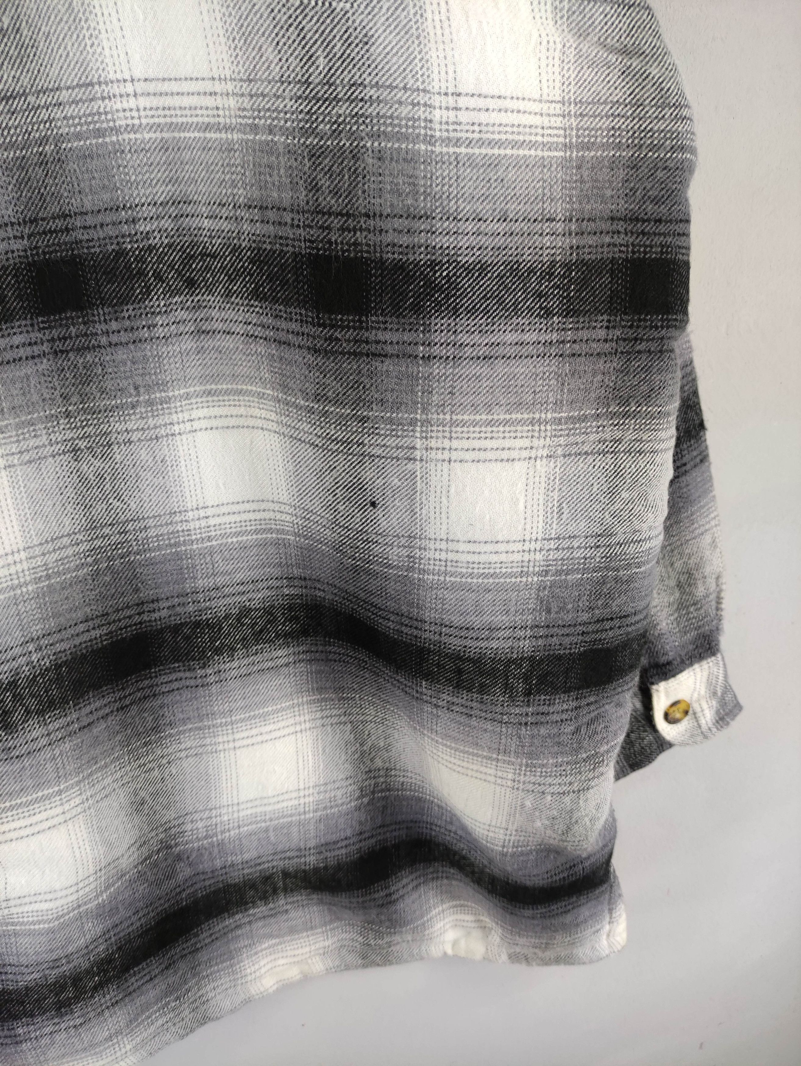 Japanese Brand Vintage Bayleaf Jacket Flannel Plaid Button Up Lined Sherpa Size US XXL / EU 58 / 5 - 10 Thumbnail
