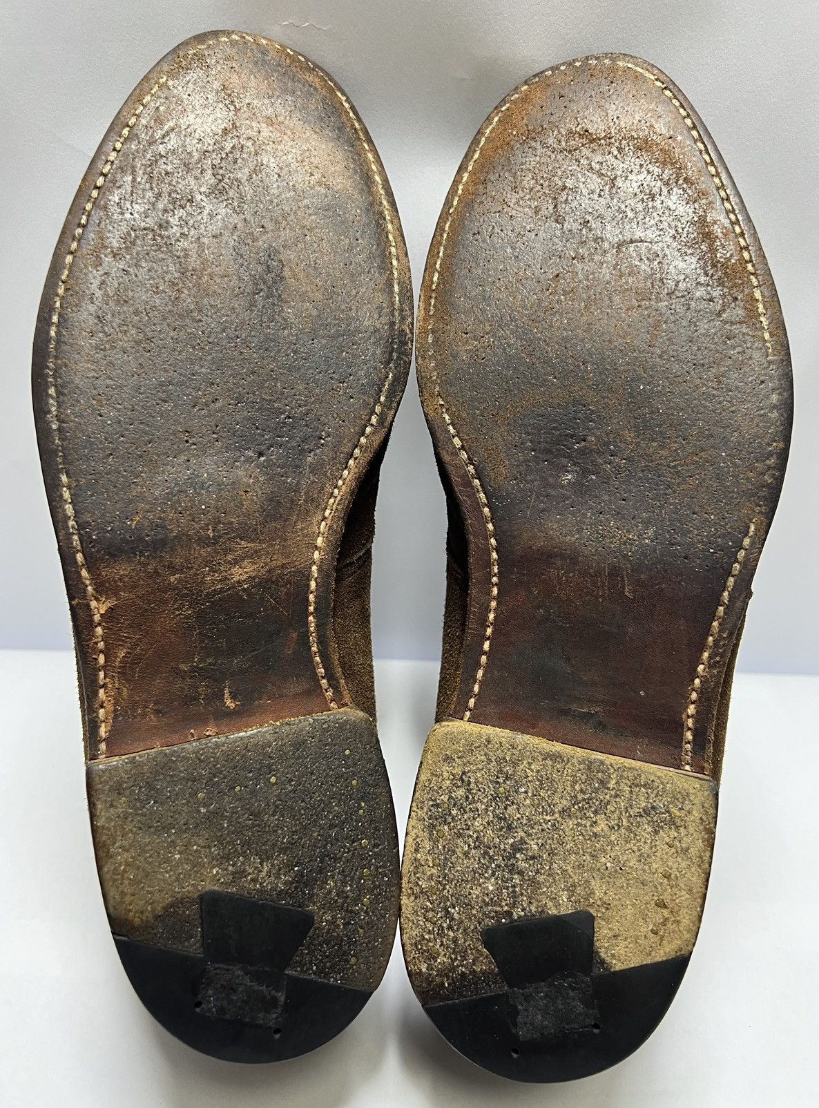 Alden Alden - Plain Toe Suede Monk Strap Derby Size US 8 / EU 41 - 10 Thumbnail