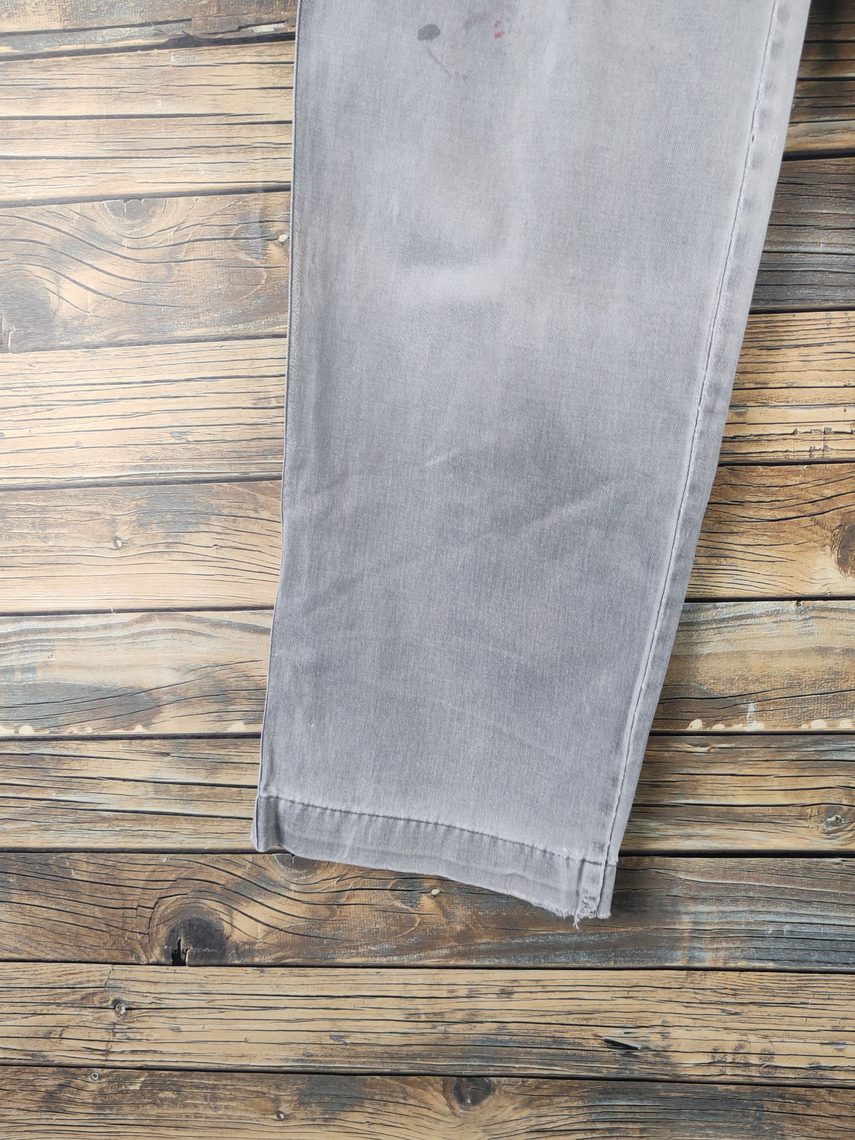Japanese Brand DL Gran Cisco Gray Faded Multipocket Cargo Pants #46-289T Size US 27 - 4 Thumbnail