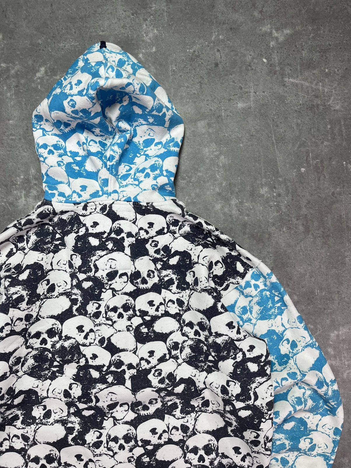 G-Unit G-Unit Rare AOP Skulls Printed Baggy Zip Hoodie XL XXL Size US XL / EU 56 / 4 - 16 Thumbnail