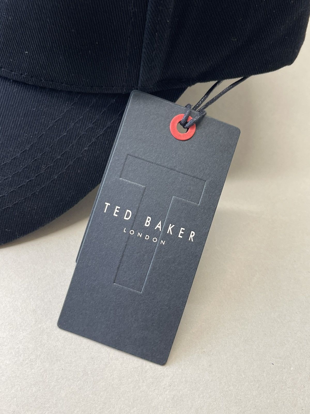 Ted Baker (new+tag) Ted Baker London black men hat cap leather strap Size ONE SIZE - 5 Thumbnail