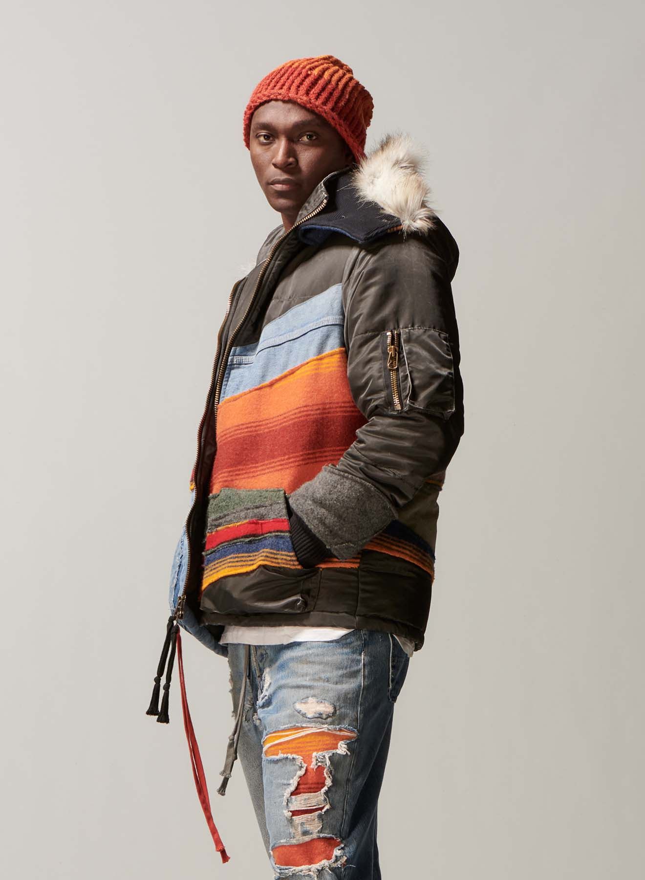 Greg Lauren Greg Lauren Mixed Blanket Retro Puffy Parka Size US S / EU 44-46 / 1 - 3 Thumbnail