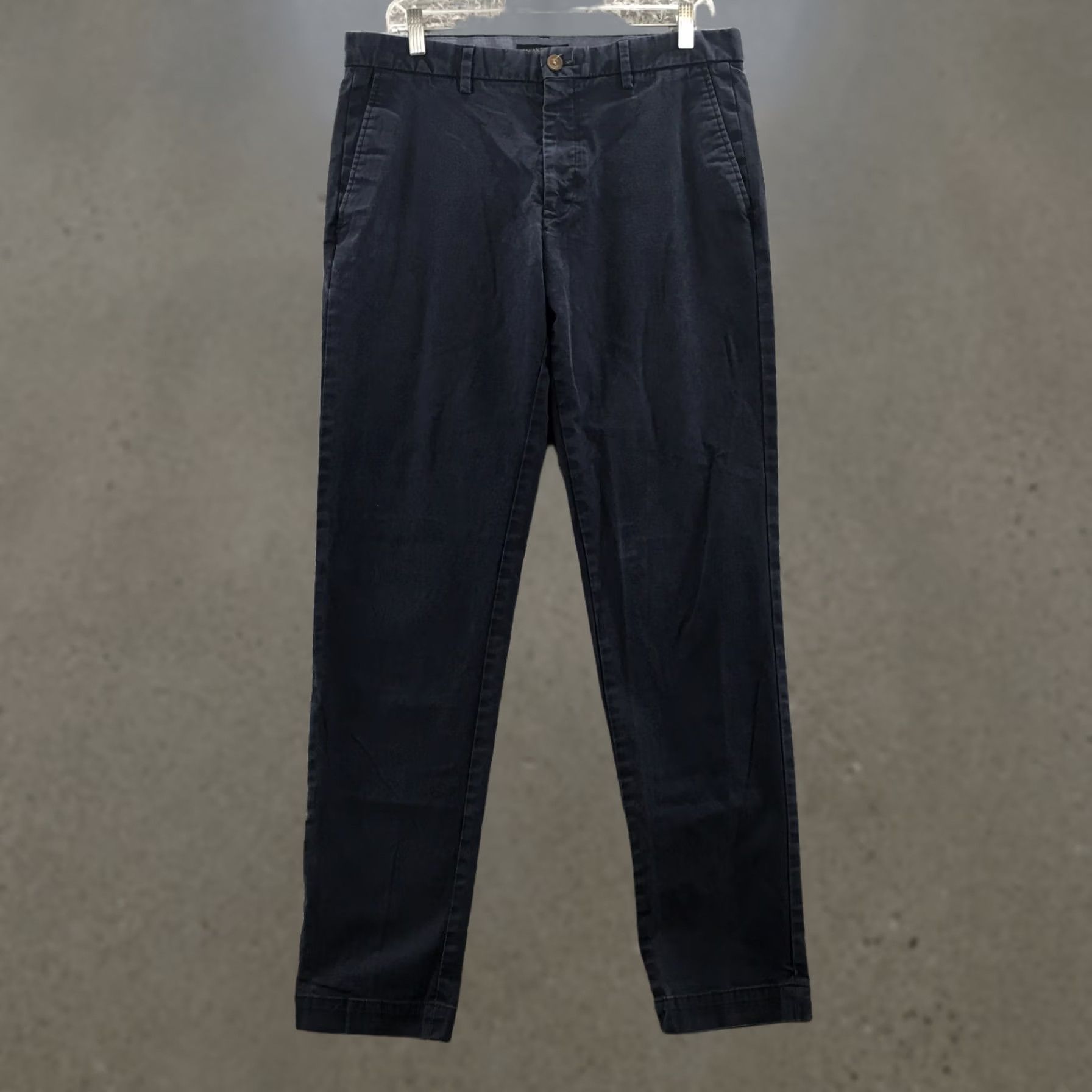Banana Republic Banana Republic Mason Chino Skinny Pants Mens 33x34 Blue Mid Rise Regular Slim Straight Leg Pants Mens Jeans Trousers blue Size US 33 - 1 Thumbnail