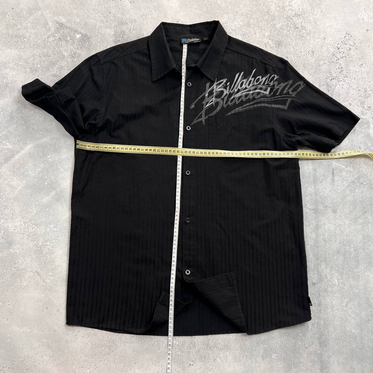 Billabong Vintage 2000s Billabong Surf SS Button-Up Collar Shirt Black Size US L / EU 52-54 / 3 - 19 Thumbnail