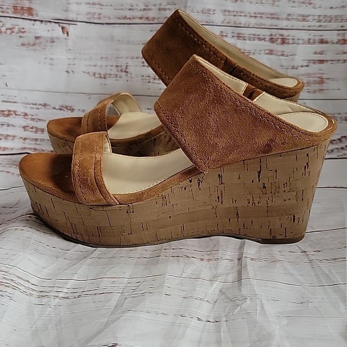 Marc fisher tan sales wedges