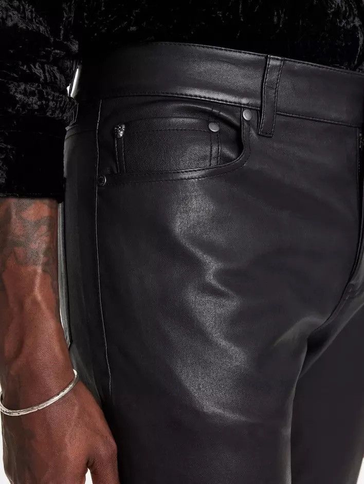 John Varvatos Rocker leather Pants size 30 Size US 30 / EU 46 - 7 Thumbnail