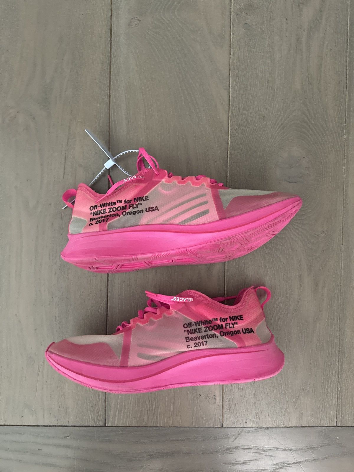 Nike × Off-White × Virgil Abloh Off white zoom fly Size US 13 / EU 46 - 2 Thumbnail