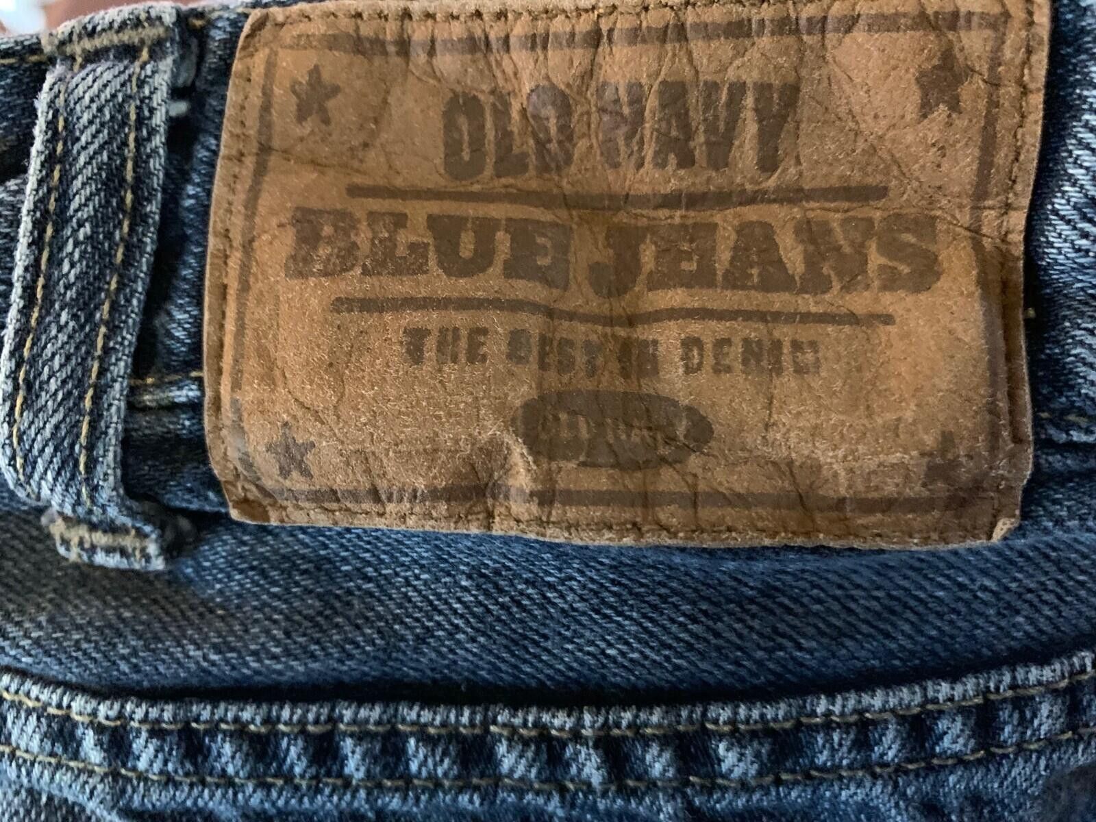 Old Navy Men's Old Navy Boot Cut 44W 30L Blue Jeans Size US 44 / EU 60 - 6 Thumbnail