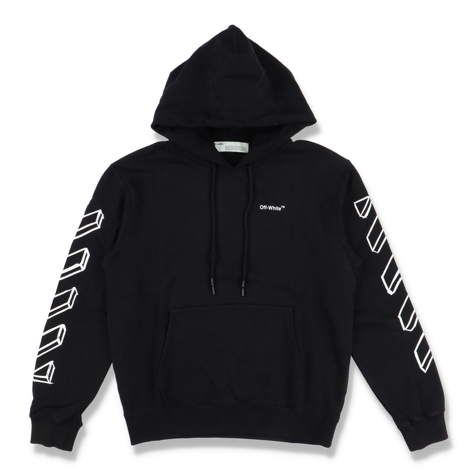 Off-White Black 3D Marker Arrows Hoodie Size US XS / EU 42 / 0 - 3 Thumbnail