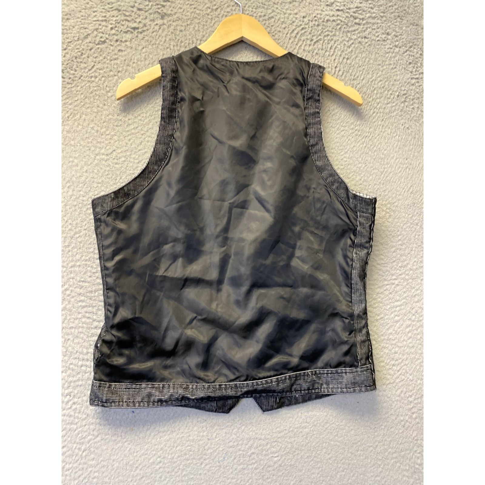 Vintage Attention Men's Black Sleeveless Vest with Pockets - Medium, Business, Formal, Lightweight, Stretch Size US M / EU 48-50 / 2 - 5 Thumbnail